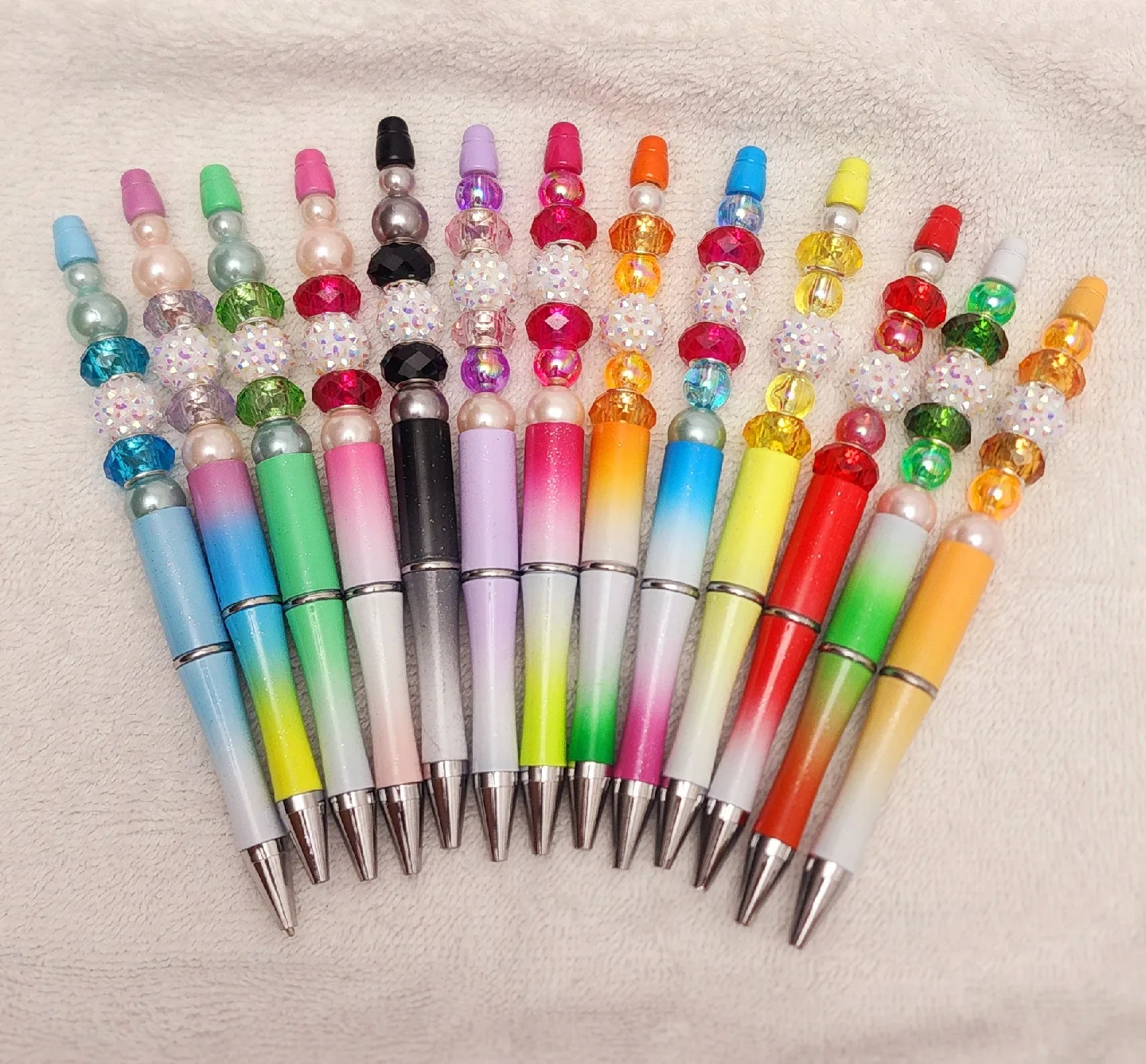 Handmade Beaded Pens - Unique & Colourful!