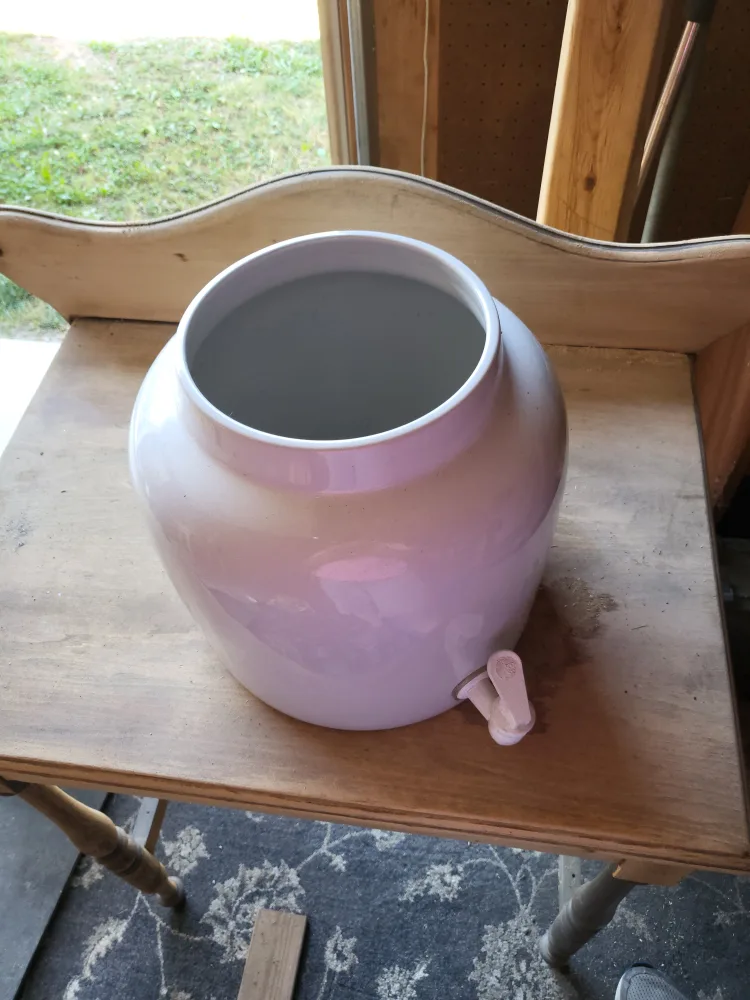 White Ceramic Water Dispenser image indicator(2)