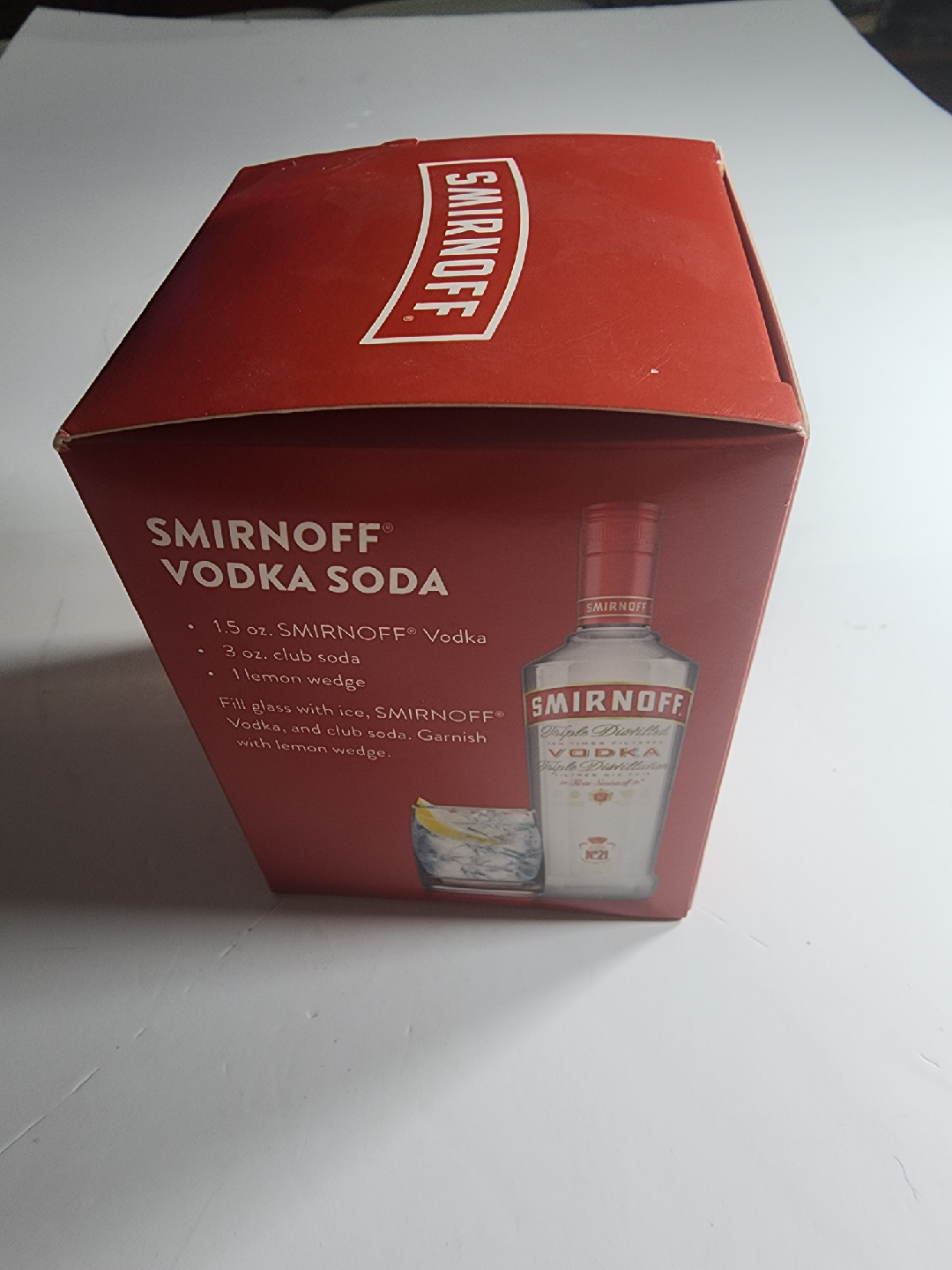 Smirnoff Vodka Soda Bonus Glass Set - photo 4