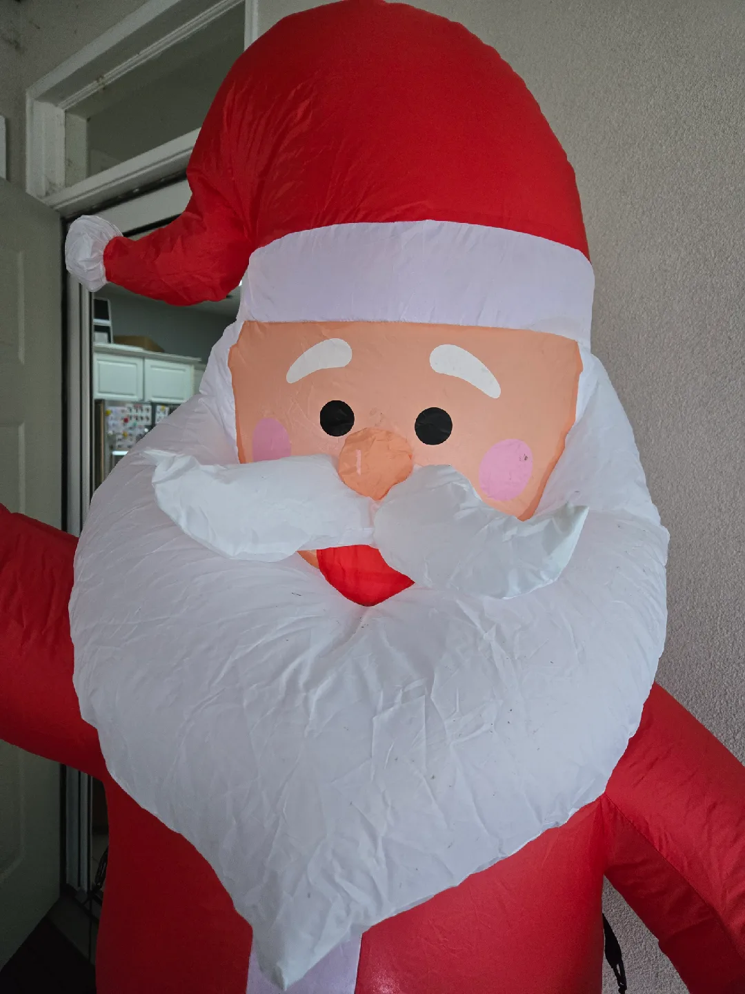 Inflatable christmas decoration 6 foot santa image indicator(3)