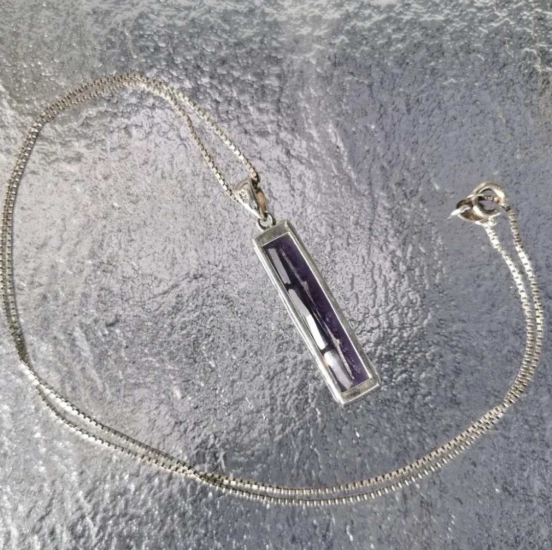 Gem Stone Sterling Silver Necklace image indicator(4)