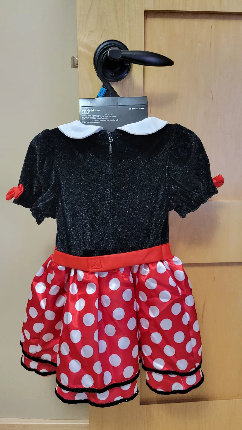 Minnie Mouse Dress with Headband and Socks, 12-24 Months image indicator(3)
