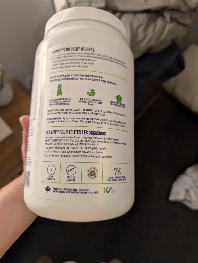 Leanfit Organic Protein Powder image indicator(4)