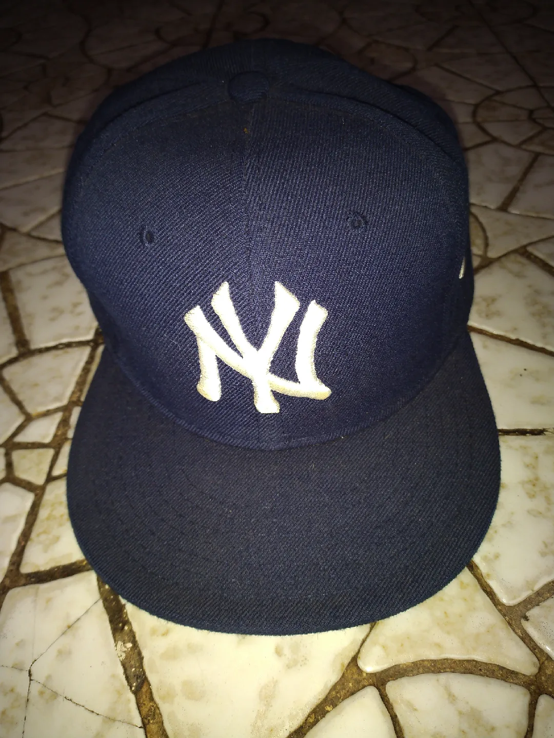 New Era NY Yankees Fitted Hat Size 7 5/8 thumbnail