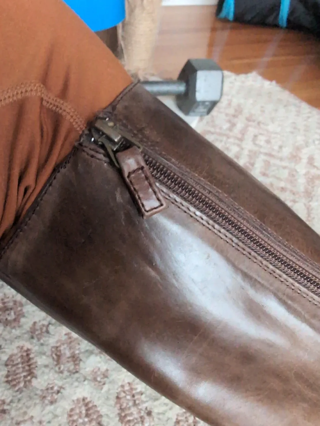 Rosegold Leather Boots image indicator(6)