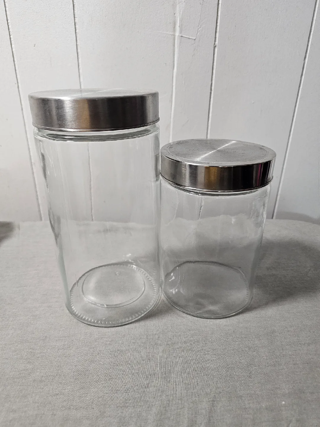 Glass Jars with Stainless Steel Lids - Set of 21 image indicator(3)