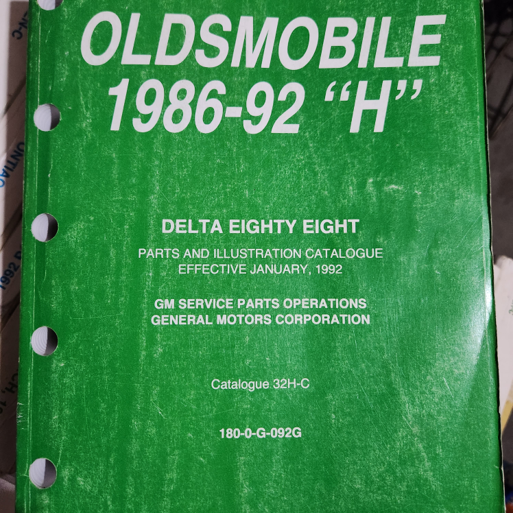Oldsmobile & Pontiac Parts & Illustration Catalogues 1982-1993 - photo 3