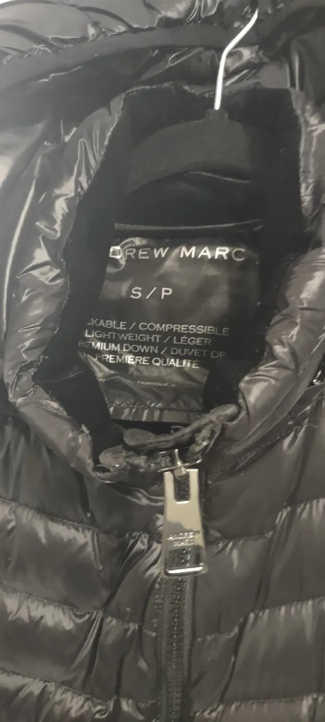 (NEW) Drew Marc Black Puffer Jacket image indicator(3)