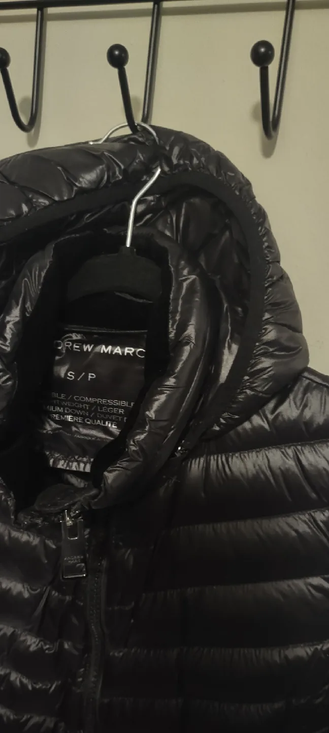 (NEW) Drew Marc Black Puffer Jacket image indicator(4)