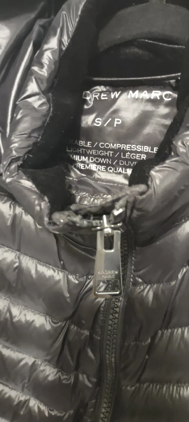 (NEW) Drew Marc Black Puffer Jacket image indicator(5)