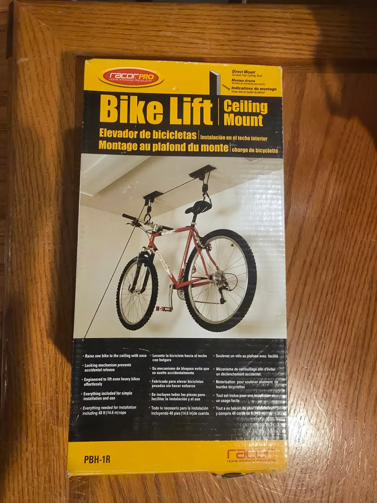 Racor Pro Bike Lift Ceiling Mount - New in Box! thumbnail