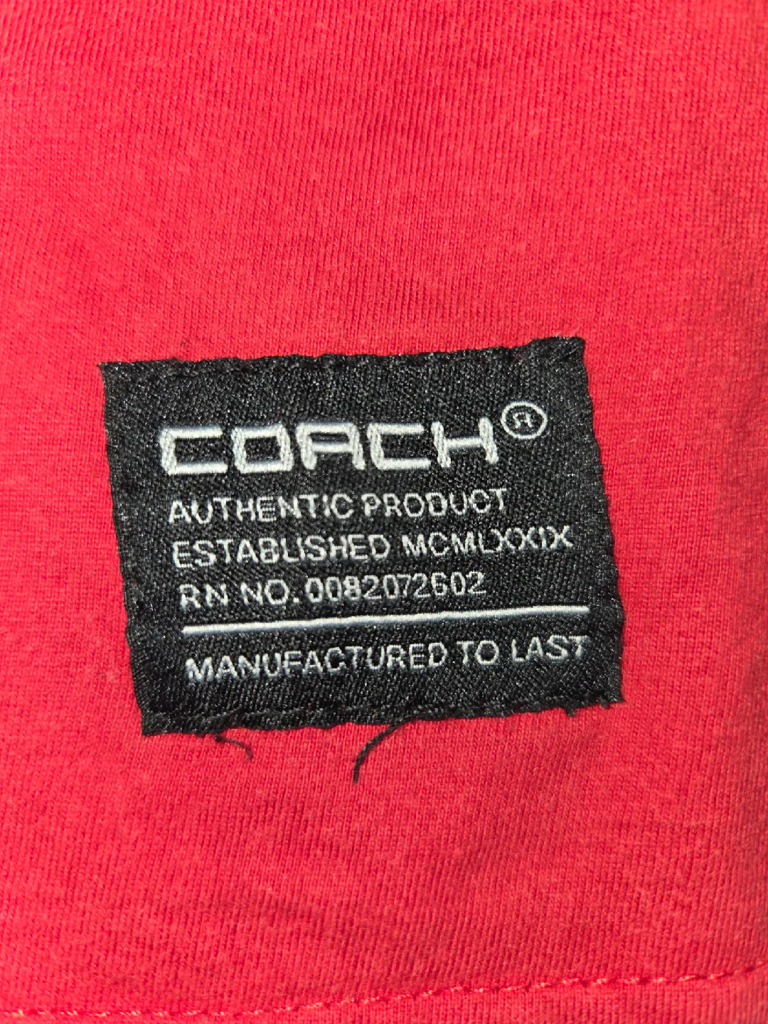 Coach Denim 1979 Red T-Shirt image indicator(4)