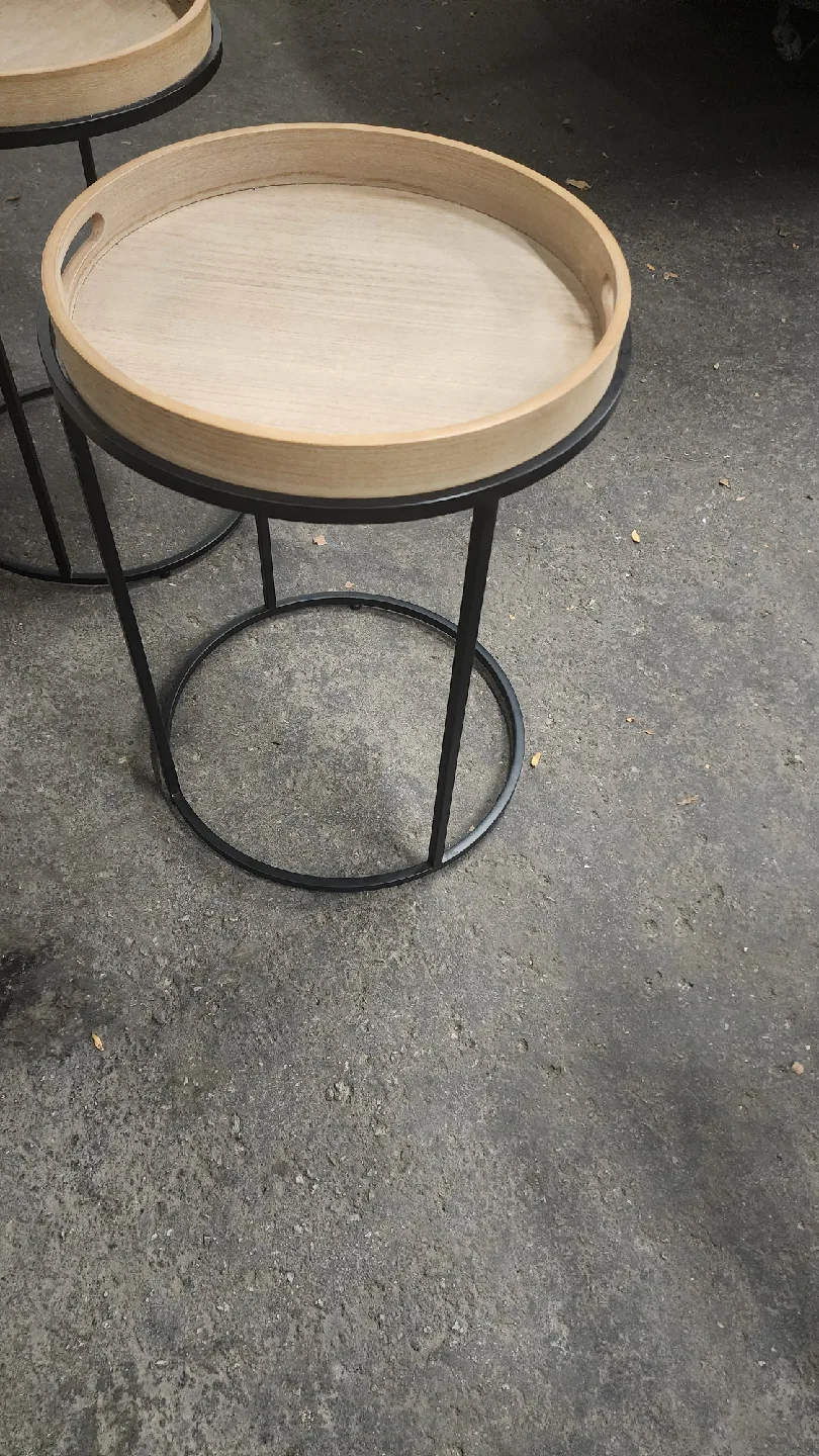 2 Round Tray Accent Tables image indicator(2)