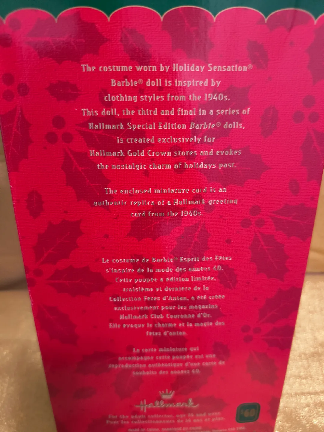 Hallmark Holiday Sensation Barbie - New in Box image indicator(3)