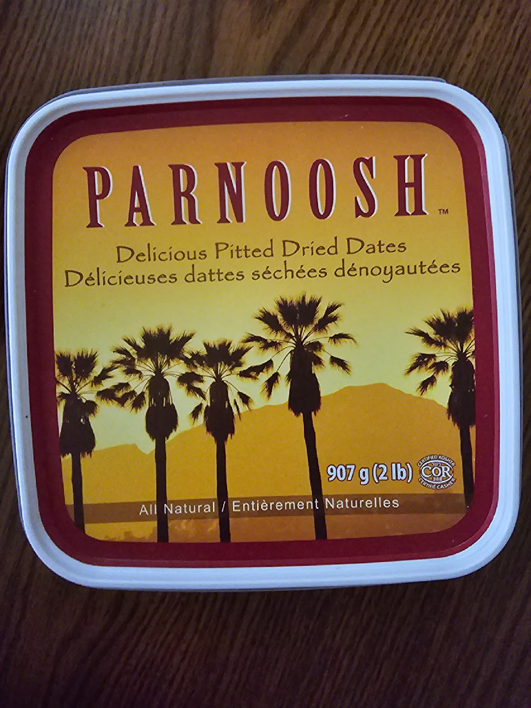Parnoosh Delicious Pitted Dried Dates - 907g