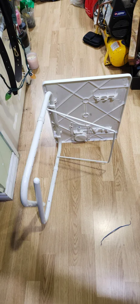 Like new Adjustable 21 " to 30"H. Folding Table image indicator(3)