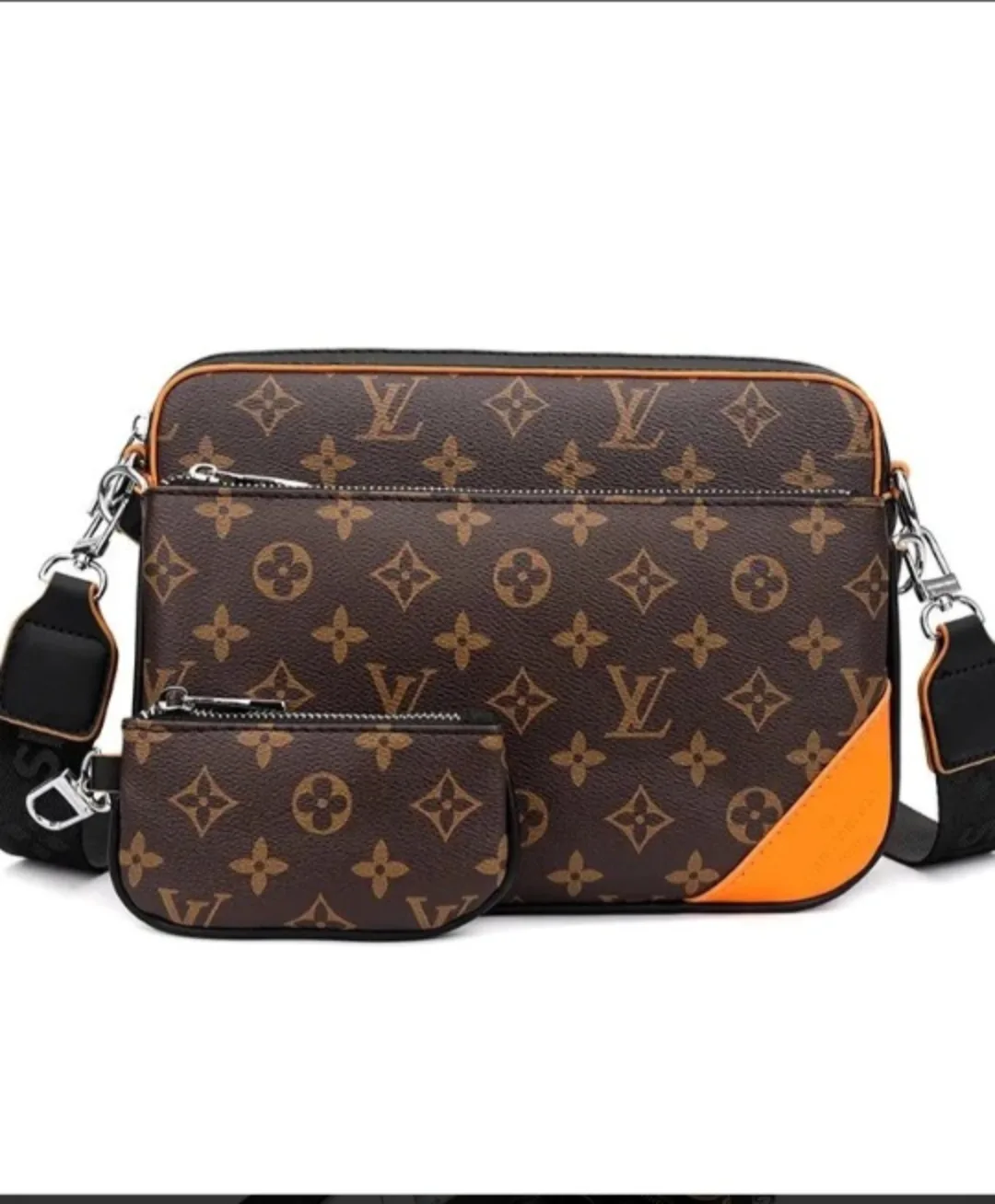 Louis Vuitton Brown Monogram Crossbody Bag thumbnail