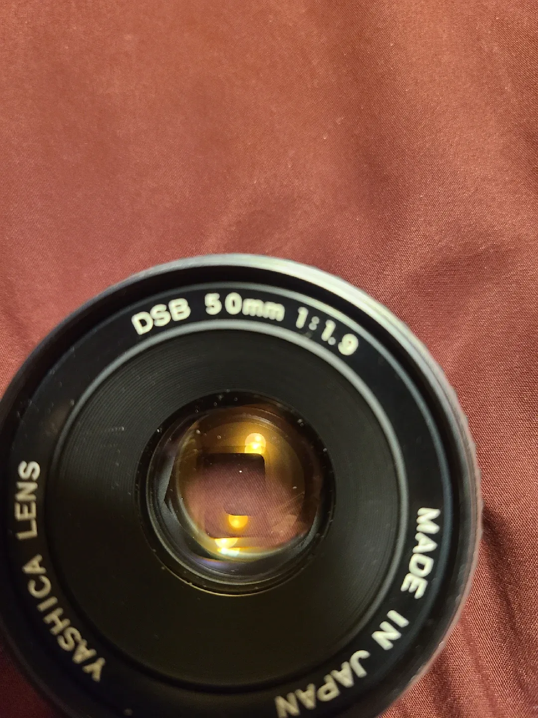 Yashica DSB 50mm 1:1.9 Lens image indicator(2)