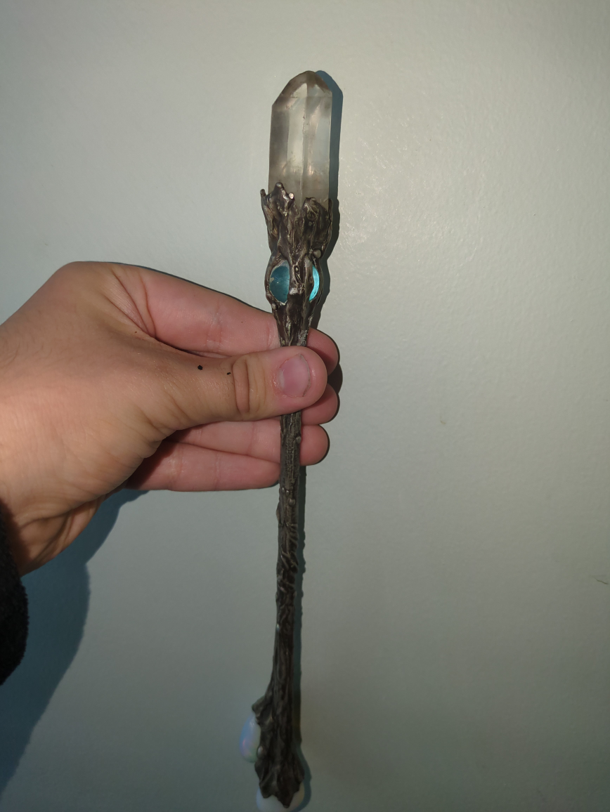 Crystal Wand with Gemstones - photo 3