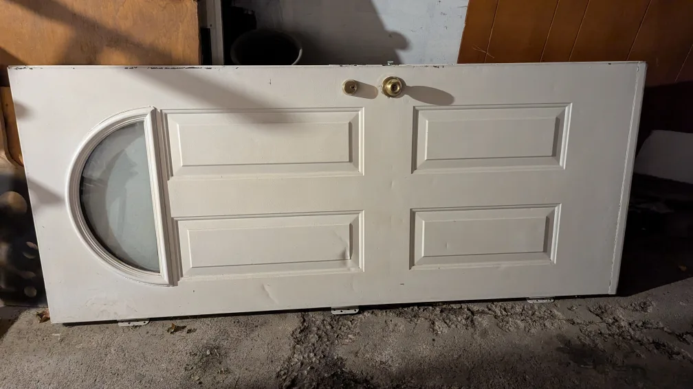 White Interior Door with Round Window image indicator(2)