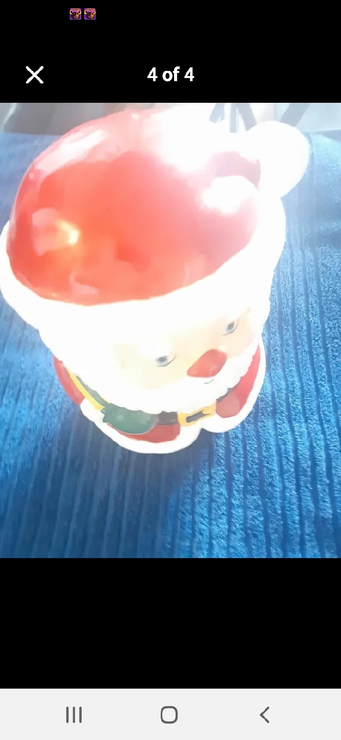 Vintage Santa Claus Cookie Jar. Adds The Spirit Of Christmas. image indicator(5)