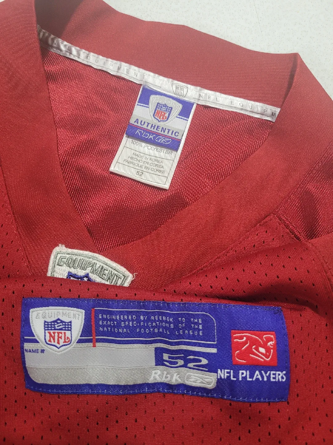 Reebok NFL Redskins #30 Jersey, Size 52 image indicator(3)