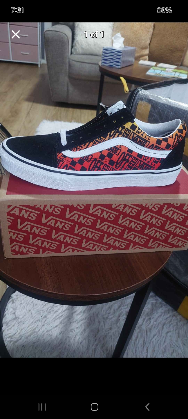 Vans Old Skool Flame Wall Shoes