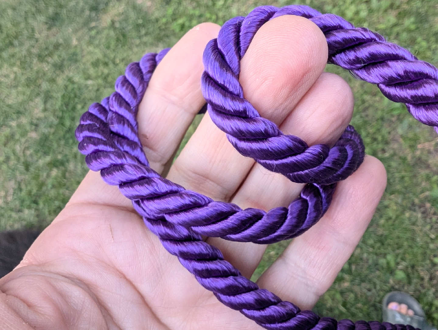 Vintage Purple Decorative Rope on Spool - 17 yards - photo 5