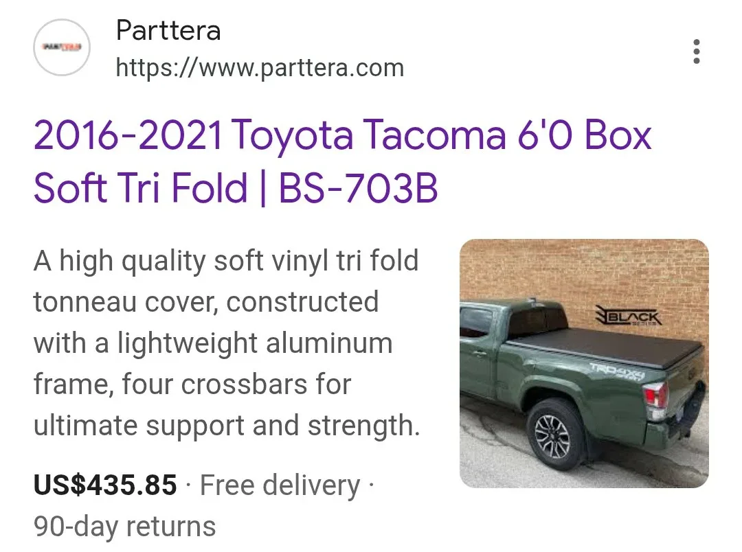 Toyota Tacoma Tonneau Cover image indicator(3)