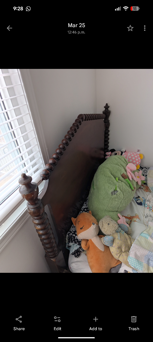 Two hardwood solid twin beds- $175 each or both for $300 - photo 5