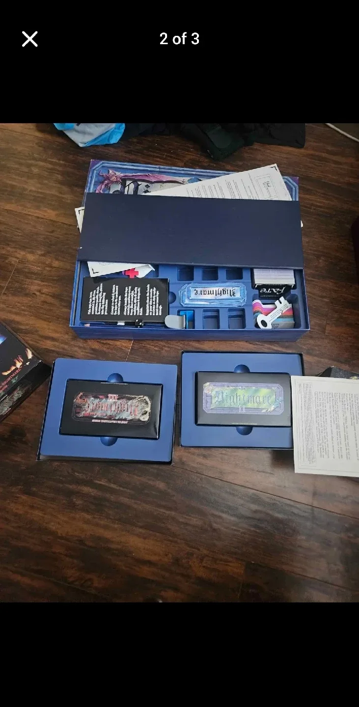 Nightmare The Video Board Game VHS 1991 Set of 3 image indicator(2)