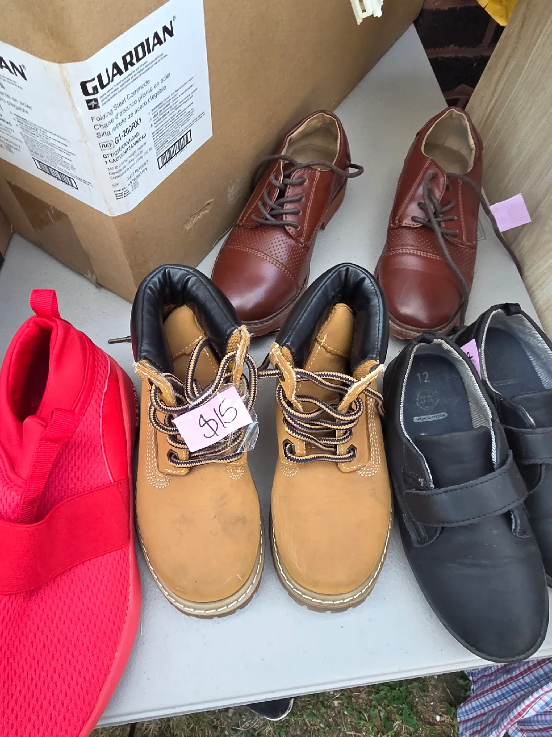 Kids' Brown Leather Dress Shoes image indicator(3)