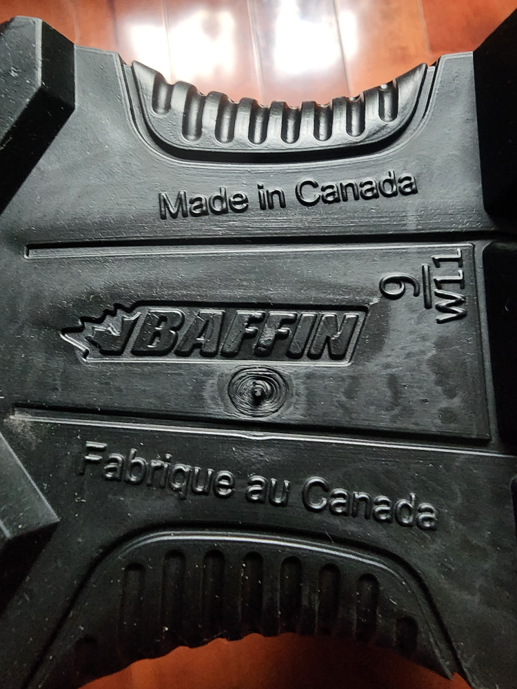 Baffin Industrial Black Rubber Boots - Size 9 - photo 3