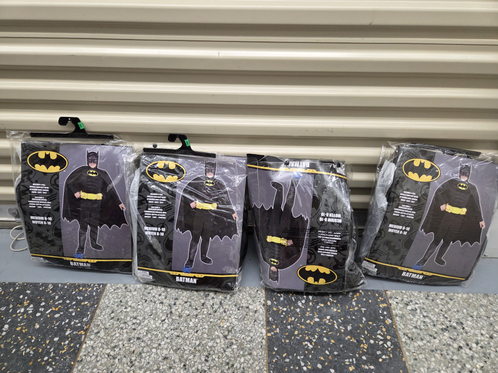 Batman Costume Size 8-10