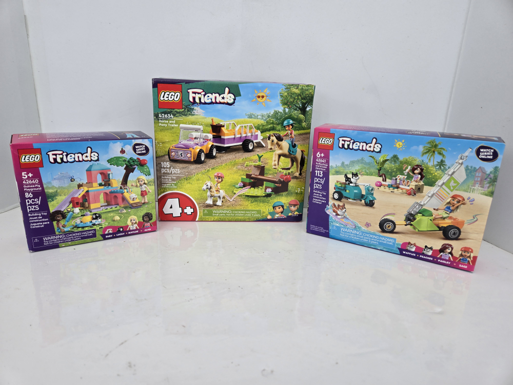 Brand new sealed 3 lego friends toy lot