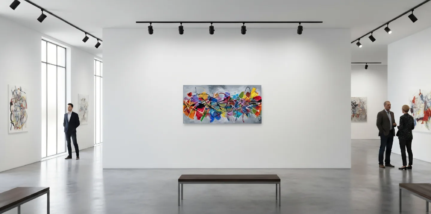 original hand-painted painting by local artist Abstract image indicator(6)