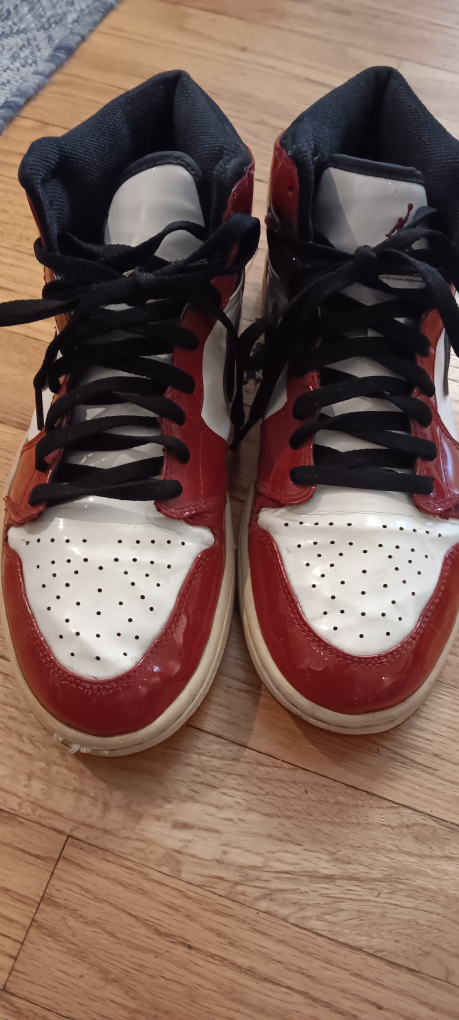 Nike Air Jordan 1 Mid Red/White - photo 2
