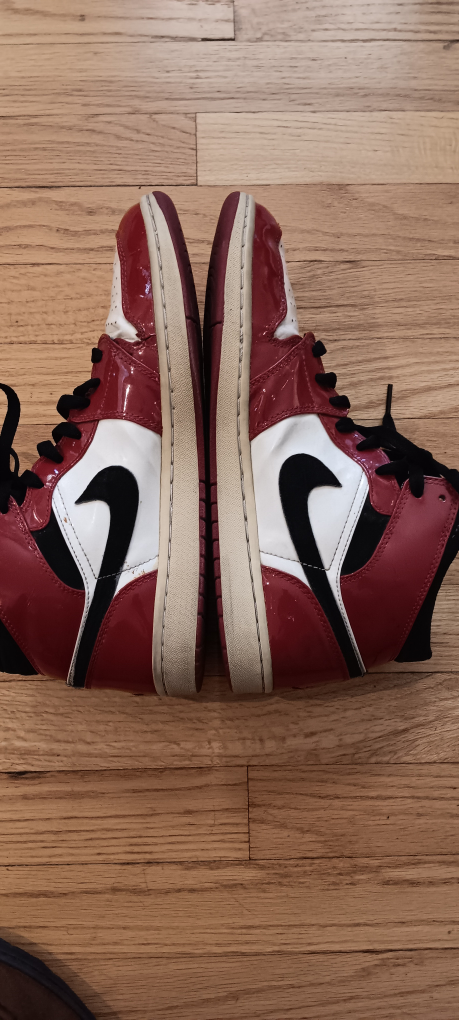 Nike Air Jordan 1 Mid Red/White - photo 5