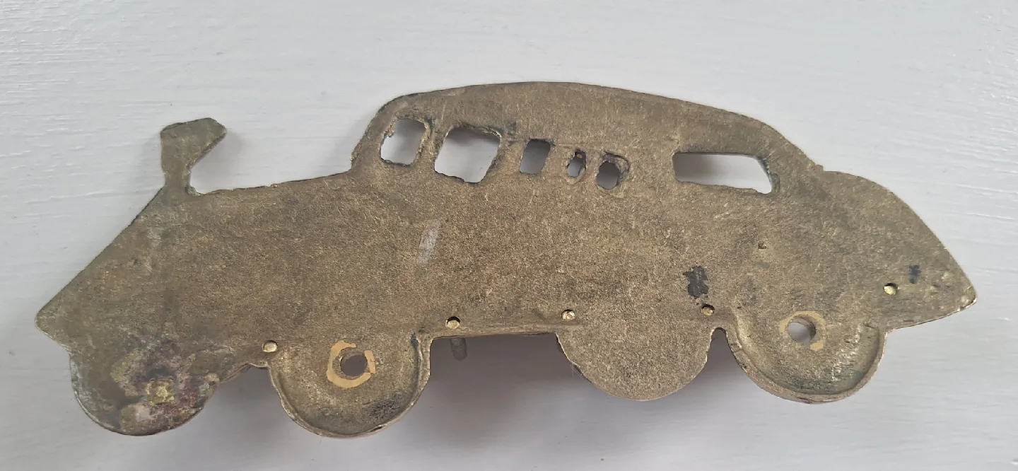 Vintage Brass Car Key Holder Rack image indicator(2)