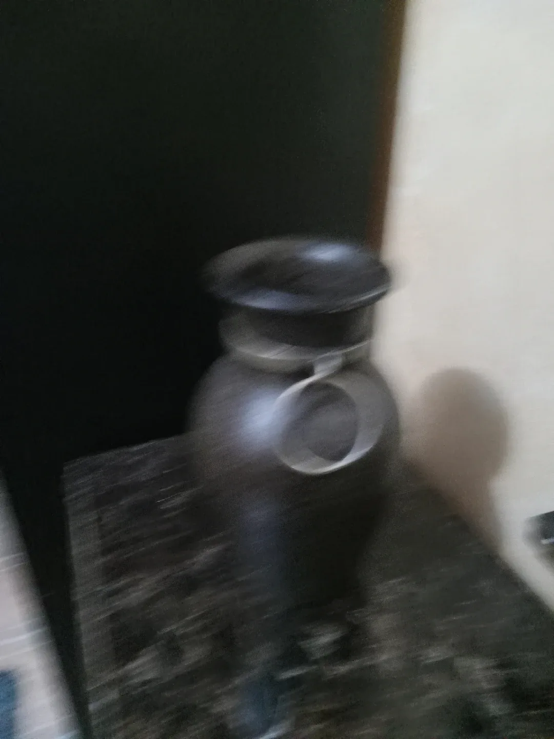 Decorative Black and Beige Vase image indicator(2)