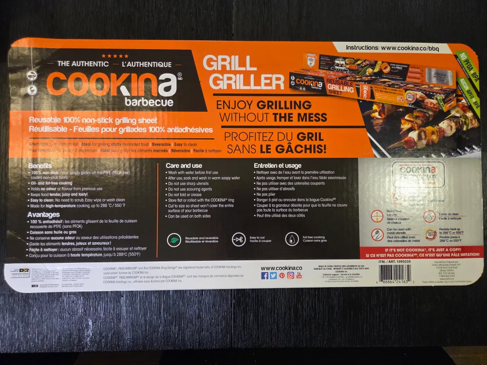 Cookina Barbecue Grill Griller Sheet Set of 3 image indicator(2)