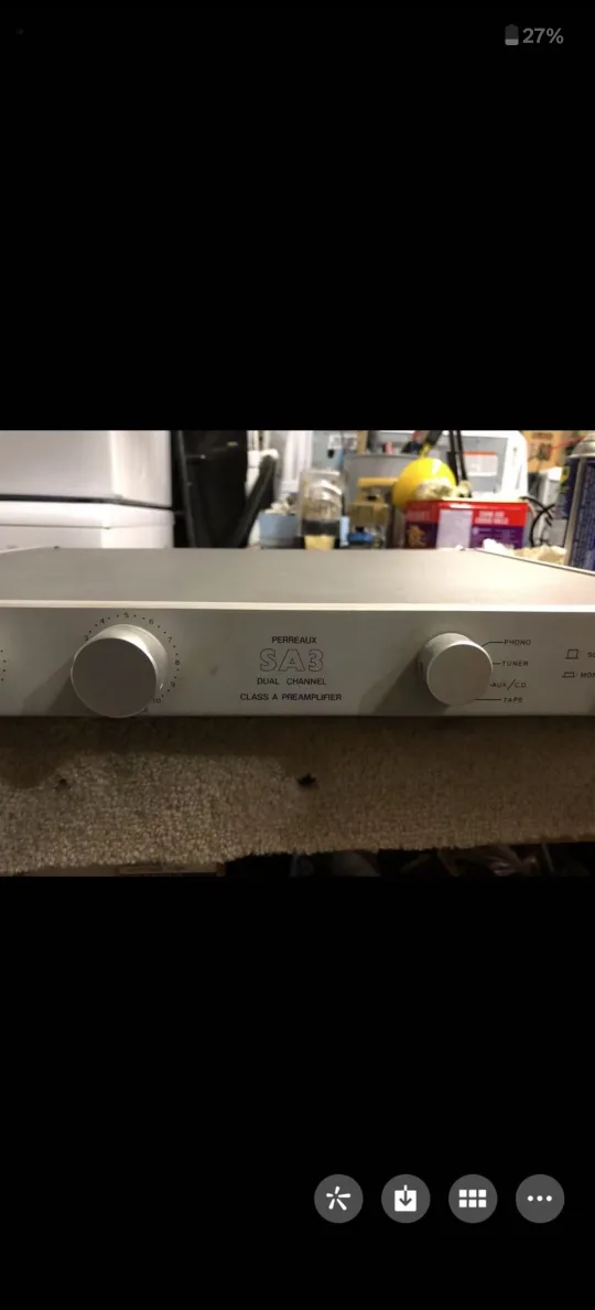 Perreaux SA3 Dual Channel Class A Preamplifier thumbnail
