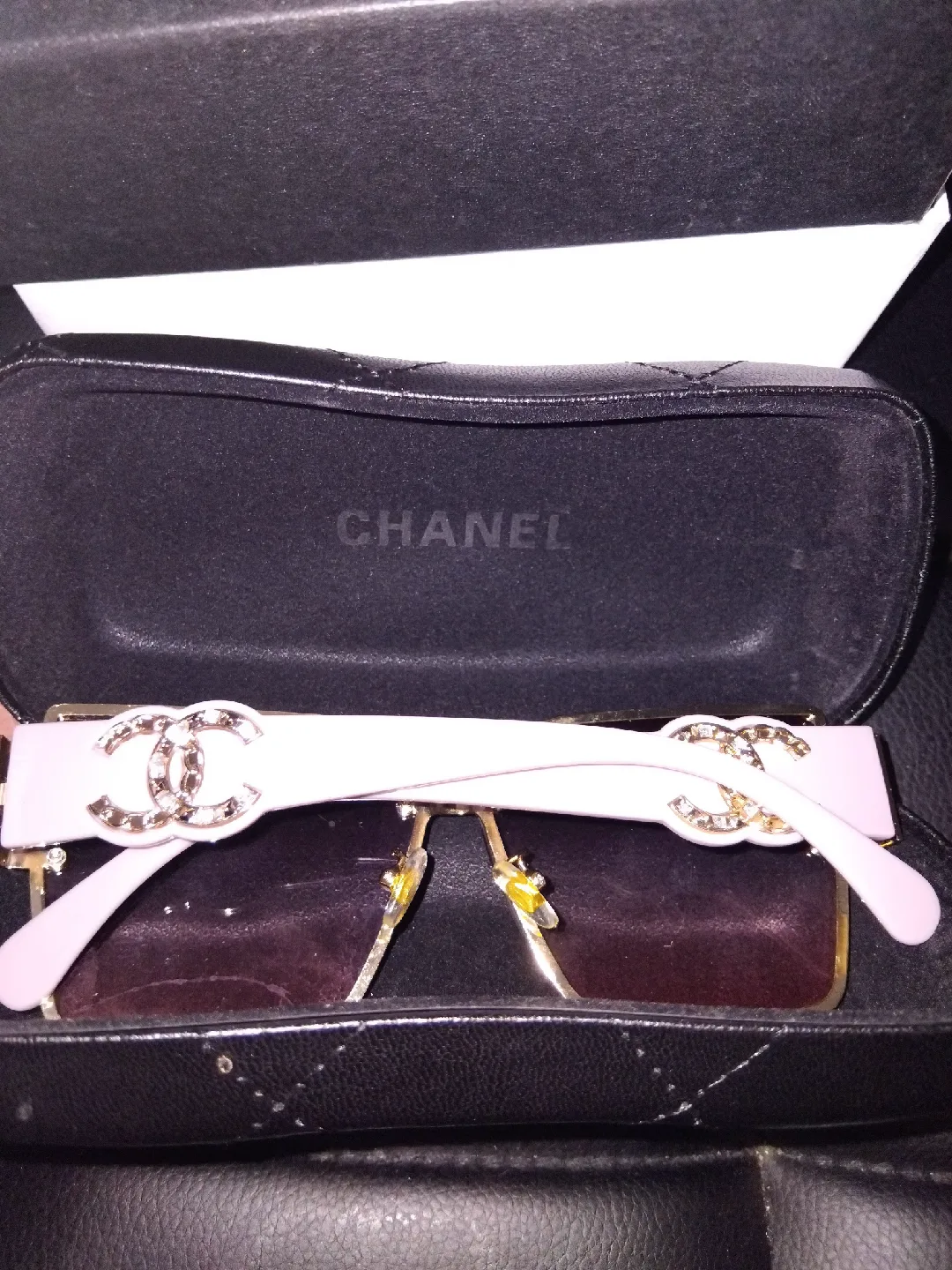 Chanel Sunglasses with Case image indicator(2)
