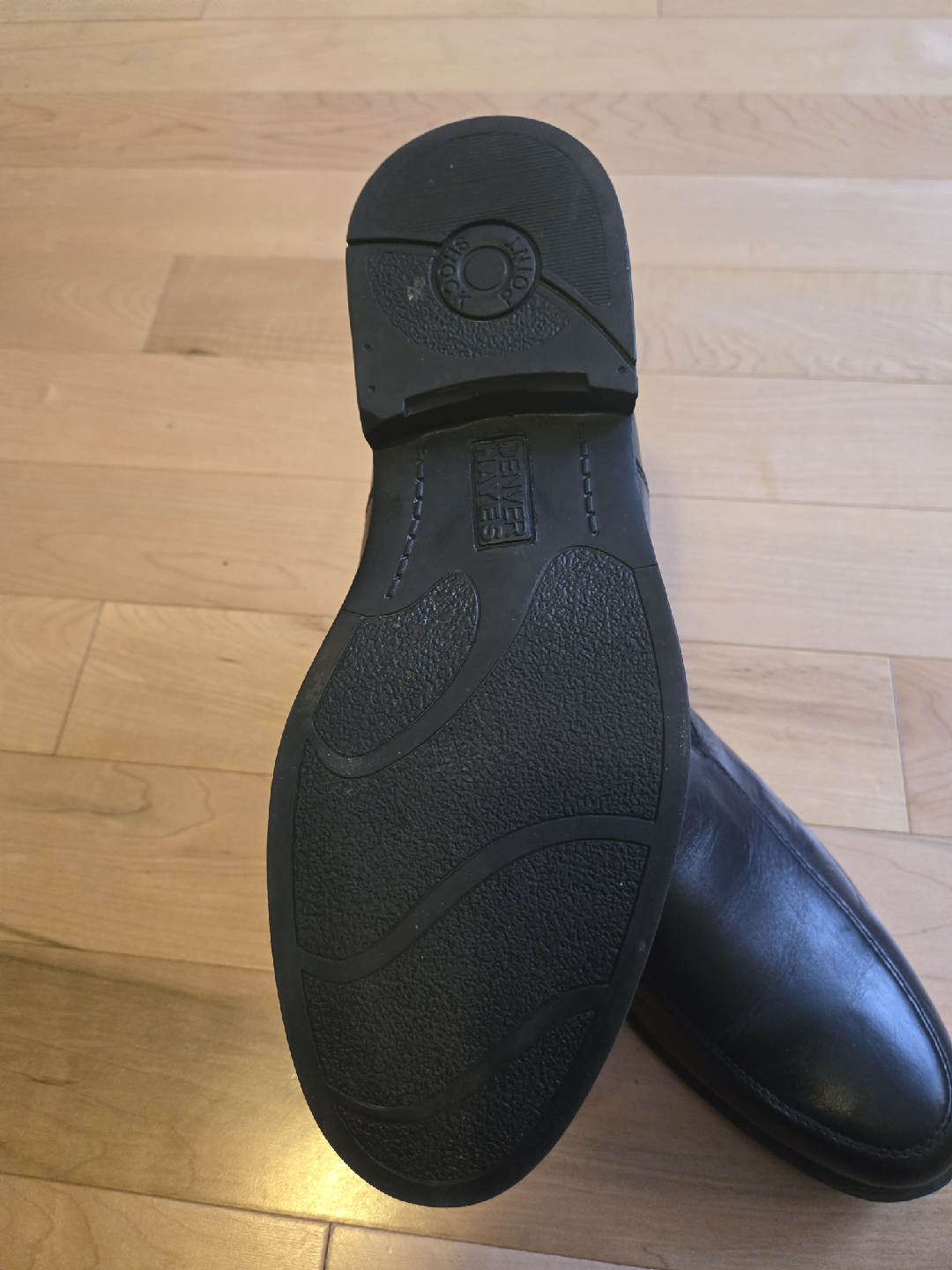 Denver Hayes Black Leather Slip-On Shoes - photo 4