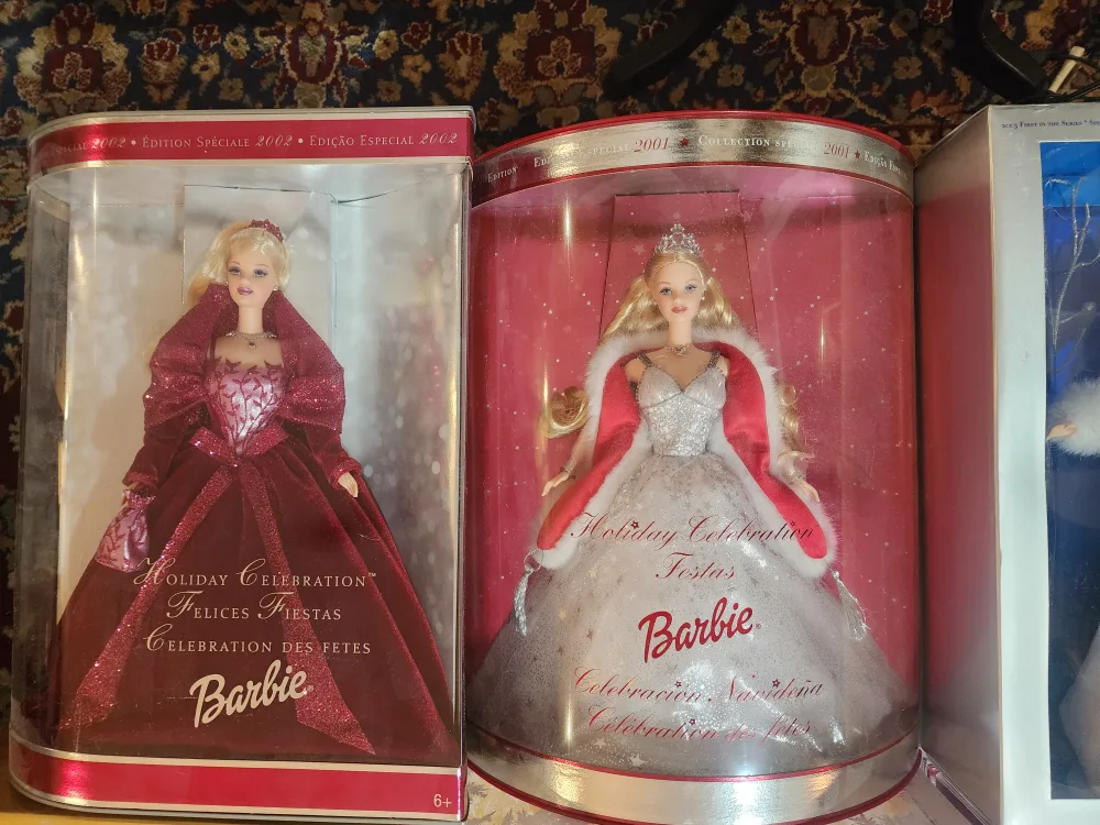 Holiday Barbie Lot 2001-2022 Not Sold Separately image indicator(9)