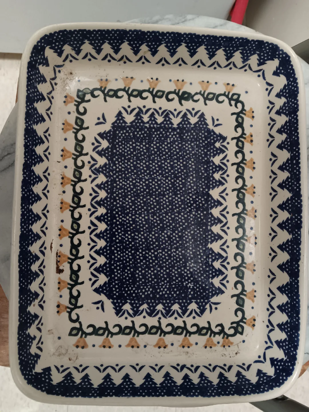 Manufaktura Bolesławiec Polish Pottery Baking Dish thumbnail