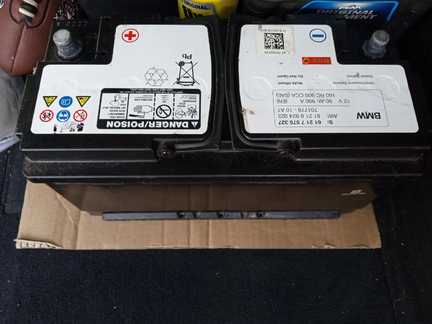 Original BMW 12V 900A Battery - photo 2