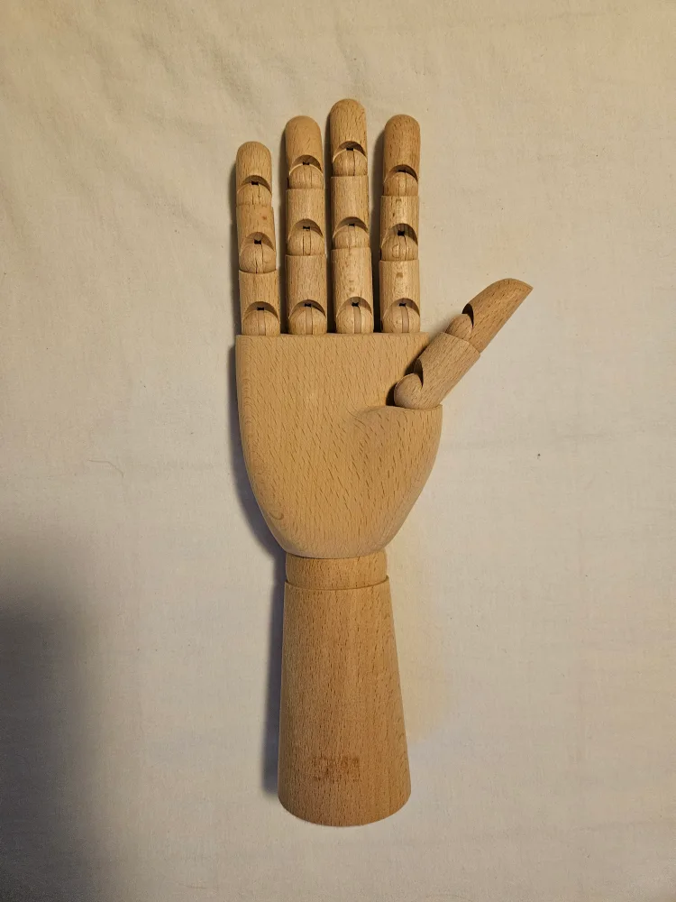 Wooden Articulated Hand Manikin image indicator(2)