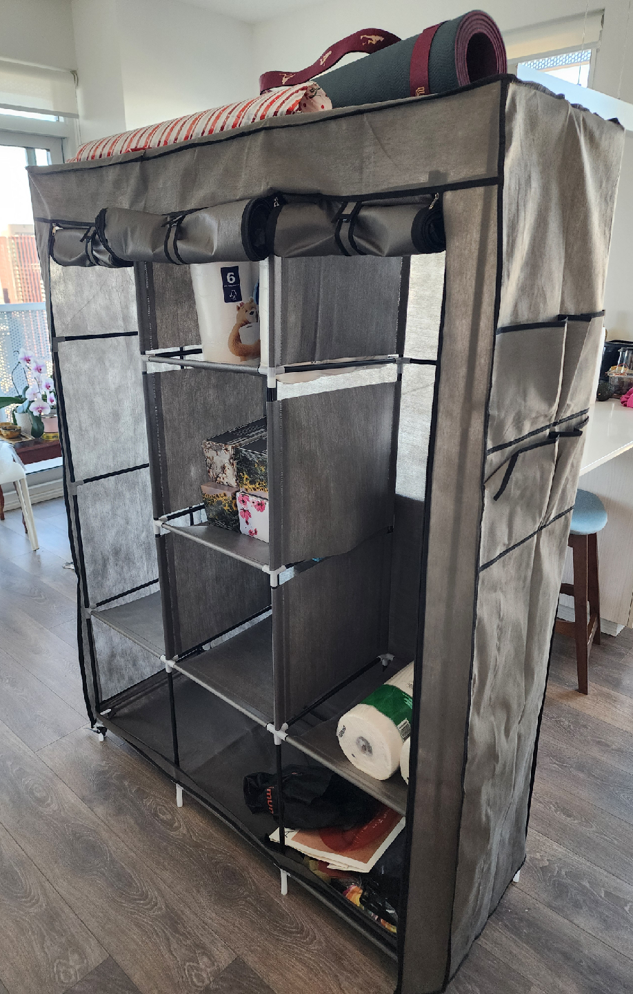 Portable Closet Organizer Wardrobe - photo 2