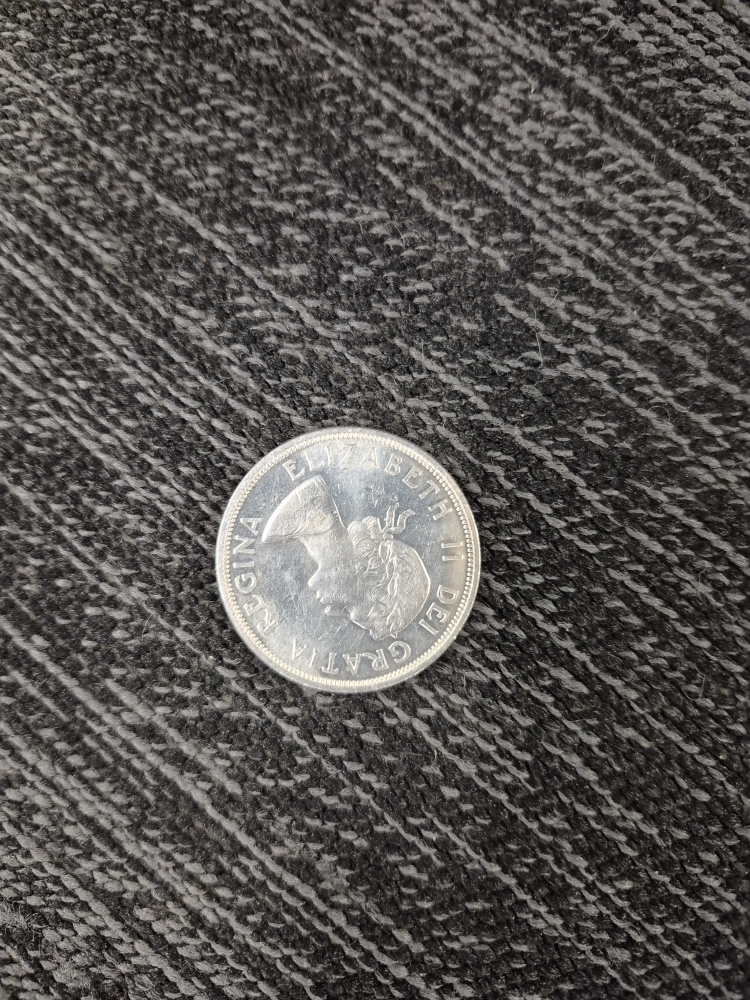 1964 Charlottetown-Quebec 100th Anniversary Silver Dollar
